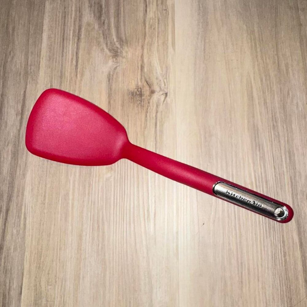 Red KitchenAid silicone spatula